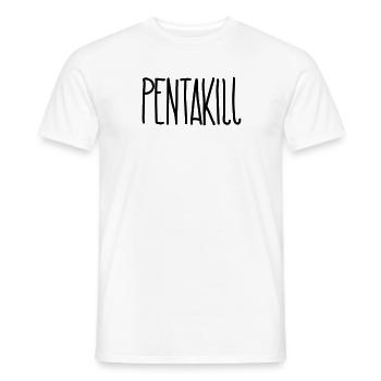 Pentakill - Männer T-Shirt - Weiß - Vorne - AI Model Male 178 dark (178cm)