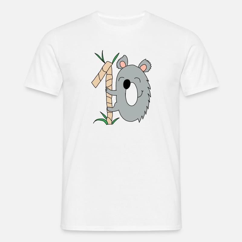 Koala 10 - Männer T-Shirt - Weiß