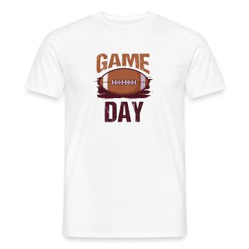 Fußballer Quarterback Spiel Fußball - Männer T-Shirt - Weiß - Vorne - AI Model Male 178 dark (178cm)