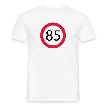 85 - T-shirt homme - blanc - Devant - AI Model Male 178 dark (178cm)