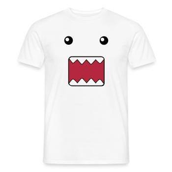 Domo - Men's T-Shirt - white - Front - AI Model Male 178 dark (178cm)
