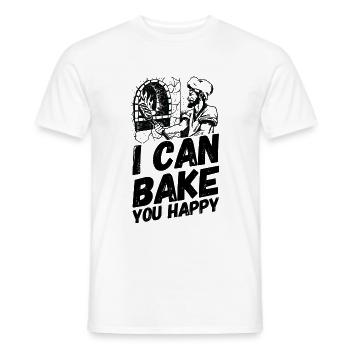 Boulangerie Boulangerie Boulangerie Boulangerie Boulangerie Boulangerie Cuisson - T-shirt homme - blanc - Devant - AI Model Male 178 dark (178cm)