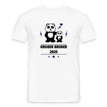 Großer Bruder 2025 - Männer T-Shirt - Weiß - Vorne - AI Model Male 178 dark (178cm)