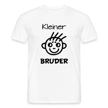 Kleiner Bruder - Männer T-Shirt - Weiß - Vorne - AI Model Male 178 dark (178cm)