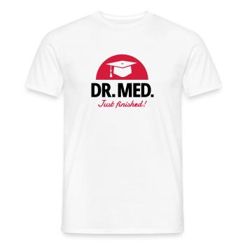 Doktor - Männer T-Shirt - Weiß - Vorne - AI Model Male 178 dark (178cm)