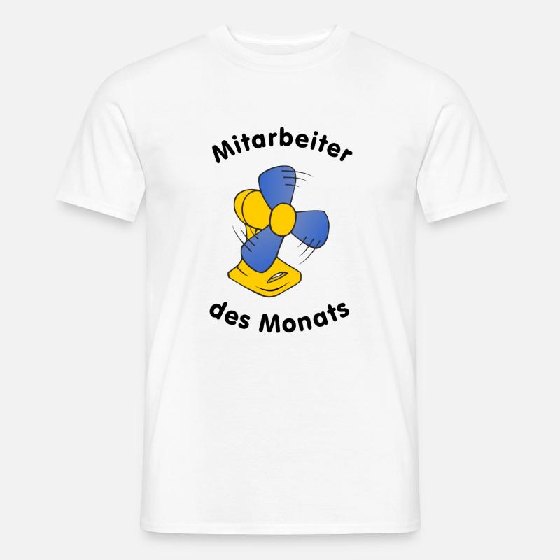 Mitarbeiter des Monats - Männer T-Shirt - Weiß