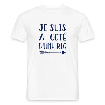 Belle Gosse - Idée cadeau femme fille - T-shirt homme - blanc - Devant - AI Model Male 178 dark (178cm)