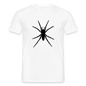 spider silhouette - Männer T-Shirt - Weiß - Vorne - AI Model Male 178 dark (178cm)