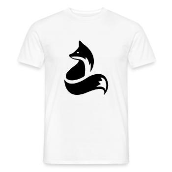renard - T-shirt homme - blanc - Devant - AI Model Male 178 dark (178cm)