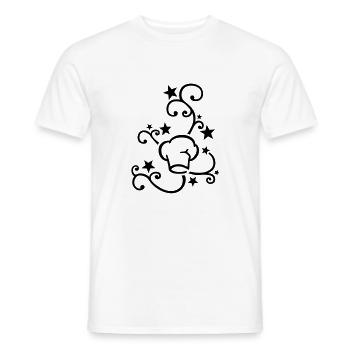 Chef's Hat Design - Men's T-Shirt - white - Front - AI Model Male 178 dark (178cm)