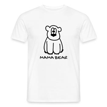 Mama bear - Männer T-Shirt - Weiß - Vorne - AI Model Male 178 dark (178cm)