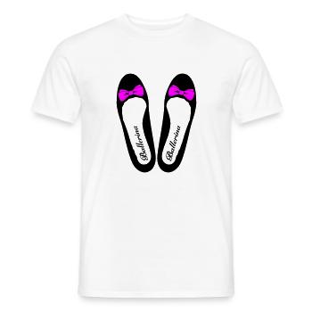 Ballerina 3 - Männer T-Shirt - Weiß - Vorne - AI Model Male 178 dark (178cm)