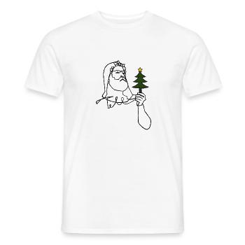 Weihnachten mit Tell - Männer T-Shirt - Weiß - Vorne - AI Model Male 178 dark (178cm)