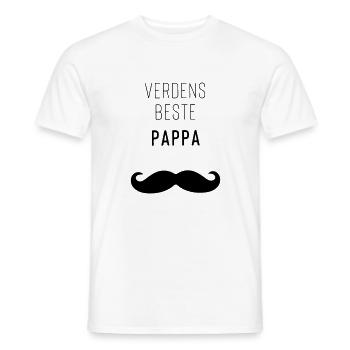 the best dad in the world - Men's T-Shirt - white - Front - AI Model Male 178 dark (178cm)