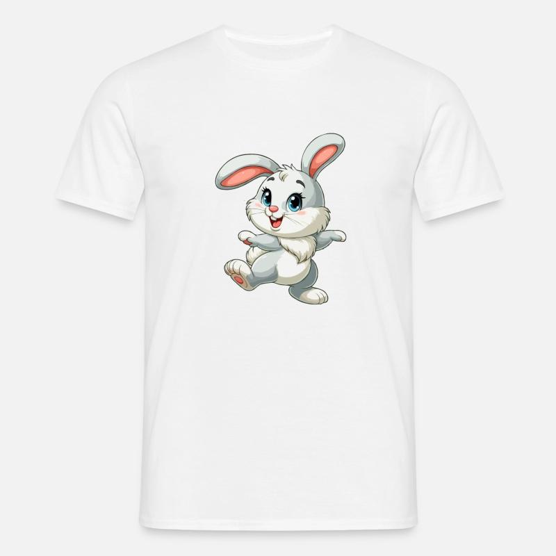 Rabbit Dancing png - Men's T-Shirt - white