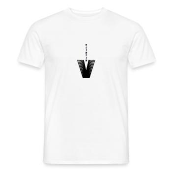 VALINTIN - Männer T-Shirt - Weiß - Vorne - AI Model Male 178 dark (178cm)