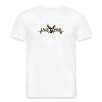 Hunting Pulse Heart - Men's T-Shirt - white - Front - AI Model Male 178 dark (178cm)