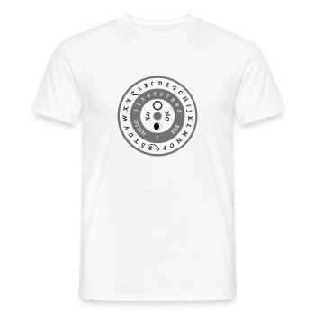 Ouija-Brett auf Englisch - Männer T-Shirt - Weiß - Vorne - AI Model Male 178 dark (178cm)