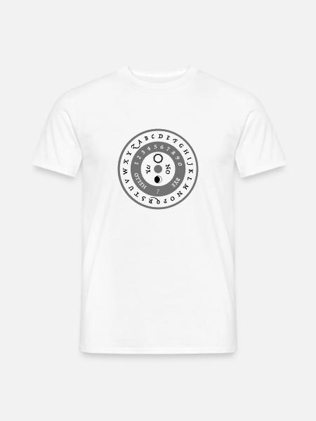 Ouija-Brett auf Englisch - Männer T-Shirt - Weiß