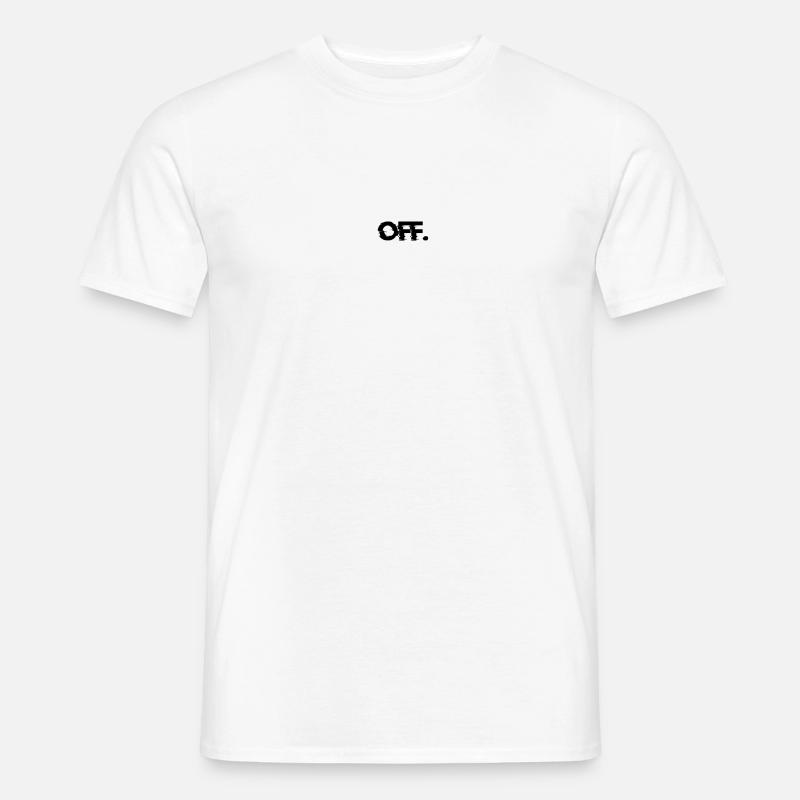 OFF - Männer T-Shirt - Weiß
