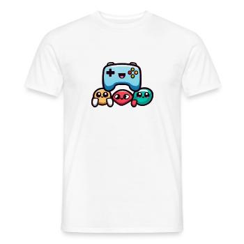 Game Controller - Männer T-Shirt - Weiß - Vorne - AI Model Male 178 dark (178cm)