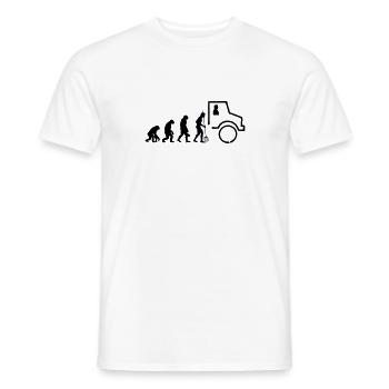 Unimog Evolution - Offroad - Farben editierbar - Männer T-Shirt - Weiß - Vorne - AI Model Male 178 dark (178cm)
