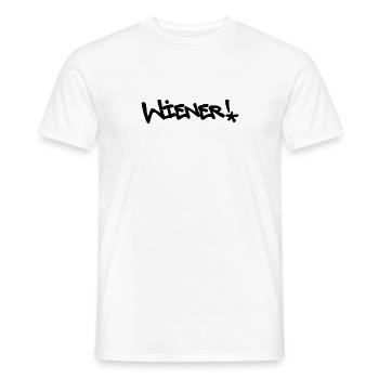 Wiener - Männer T-Shirt - Weiß - Vorne - AI Model Male 178 dark (178cm)