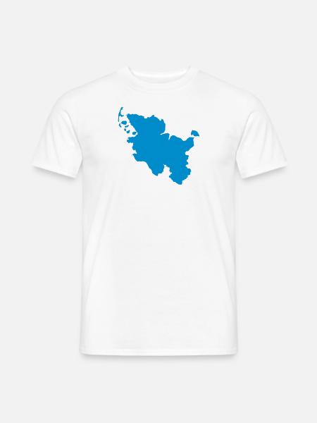 Schleswig Holstein - Männer T-Shirt - Weiß