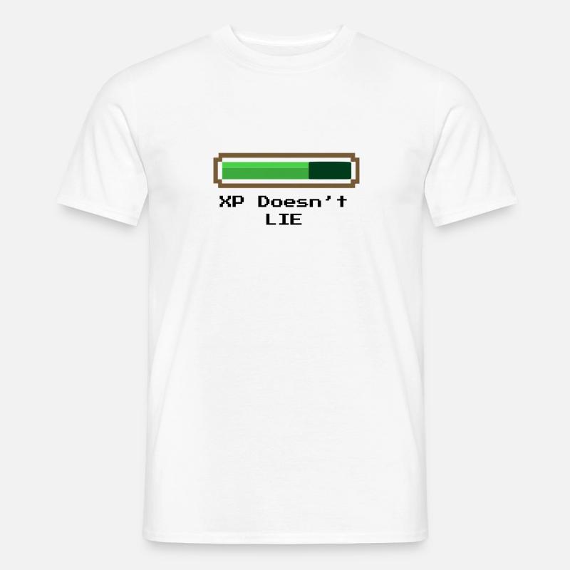XP Doesn't Lie - Experience doesn't lie - Men’s T-shirt - white