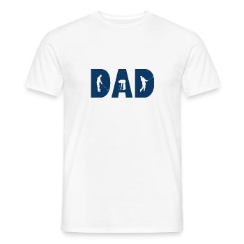Golf Dad - Männer T-Shirt - Weiß - Vorne - AI Model Male 178 dark (178cm)