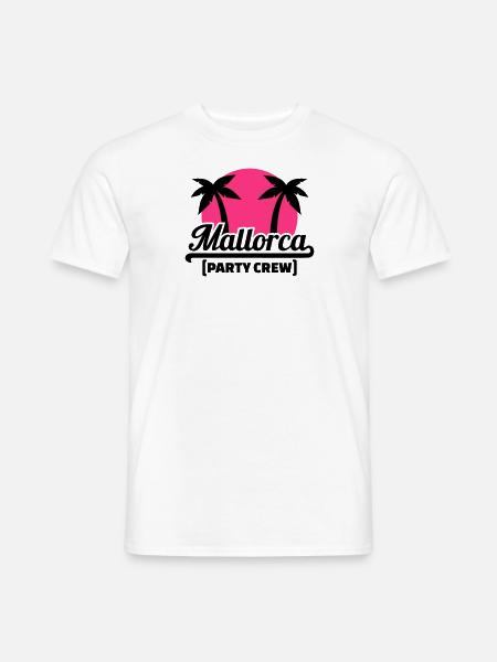 Mallorca - Männer T-Shirt - Weiß