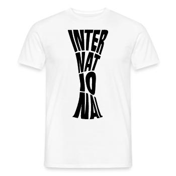 Frankfurt International - Männer T-Shirt - Weiß - Vorne - AI Model Male 178 dark (178cm)