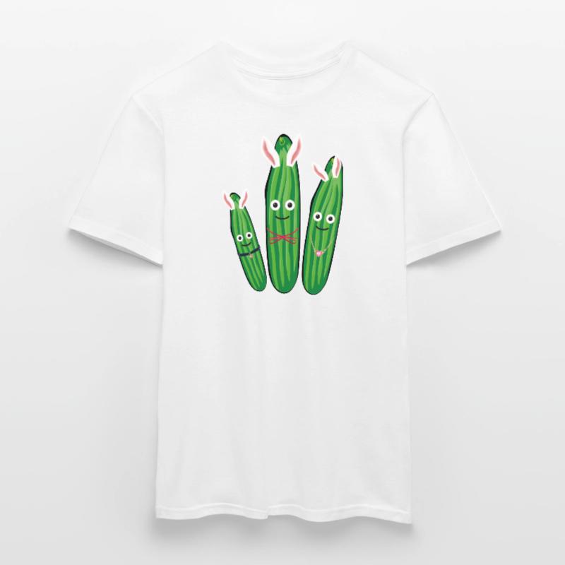 Trio de concombre,concombre,concombre,concombre,concombre,concombre,lapins, lapins T-shirt homme