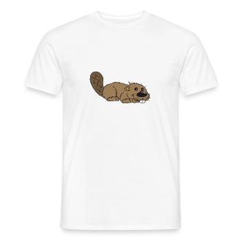 Bieber - Männer T-Shirt - Weiß - Vorne - AI Model Male 178 dark (178cm)