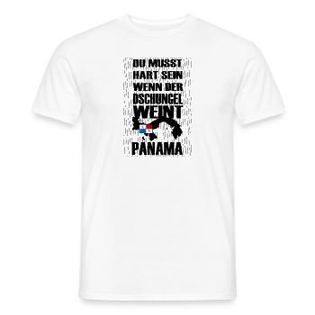 Panama Insel Regen - Männer T-Shirt - Weiß - Vorne - AI Model Male 178 dark (178cm)