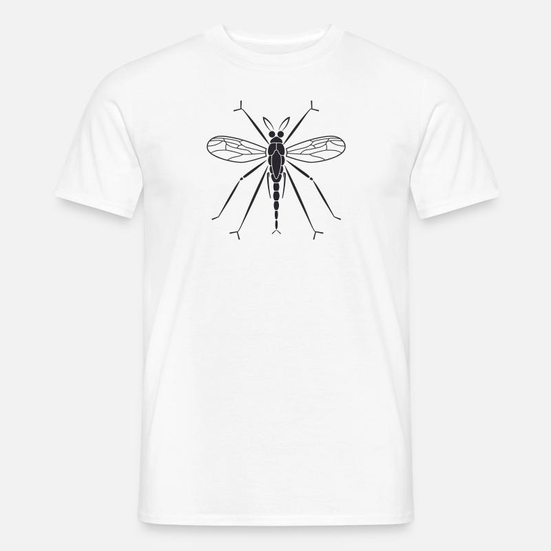 Mücke - Männer T-Shirt - Weiß