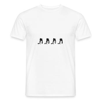 Curling sur glace Curling Retro Cadeau - T-shirt homme - blanc - Devant - AI Model Male 178 dark (178cm)