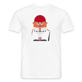 Ballsport - Männer T-Shirt - Weiß - Vorne - AI Model Male 178 dark (178cm)