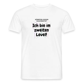 Combattre Hashimoto - T-shirt homme - blanc - Devant - AI Model Male 178 dark (178cm)