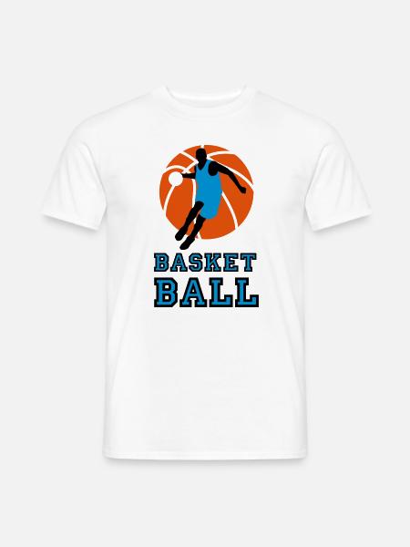 basketball_072011_p_3c - Men's T-Shirt - white