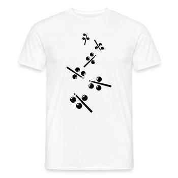 Billard symbol icon - Männer T-Shirt - Weiß - Vorne - AI Model Male 178 dark (178cm)
