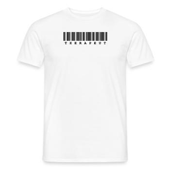 Physiotherapie: Therapeut - Männer T-Shirt - Weiß - Vorne - AI Model Male 178 dark (178cm)