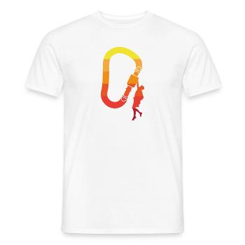 Klettern - Männer T-Shirt - Weiß - Vorne - AI Model Male 178 dark (178cm)