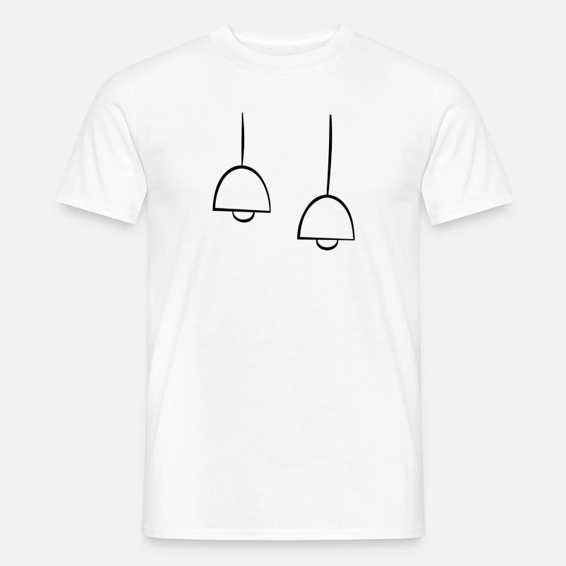 Licht Lampe Leuchte - Männer T-Shirt - Weiß