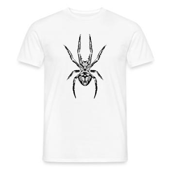 Spider power The symbol of strength and mystery - Men's T-Shirt - white - Front - AI Model Male 178 dark (178cm)
