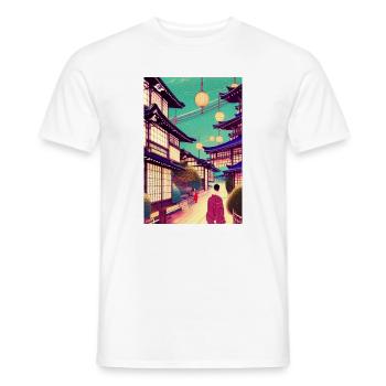 Drucken 8 - Männer T-Shirt - Weiß - Vorne - AI Model Male 178 dark (178cm)