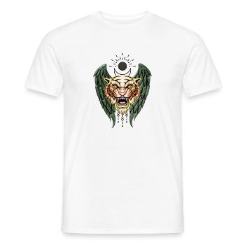 Tigre le roi de la jungle - T-shirt homme - blanc - Devant - AI Model Male 178 dark (178cm)
