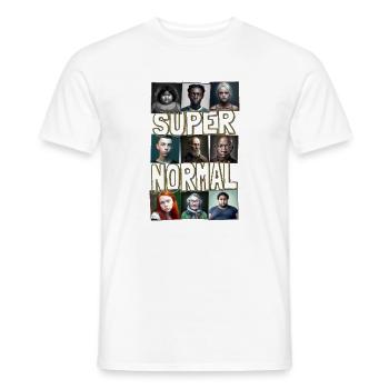 Super Gewöhnlich 03 SN - Männer T-Shirt - Weiß - Vorne - AI Model Male 178 dark (178cm)