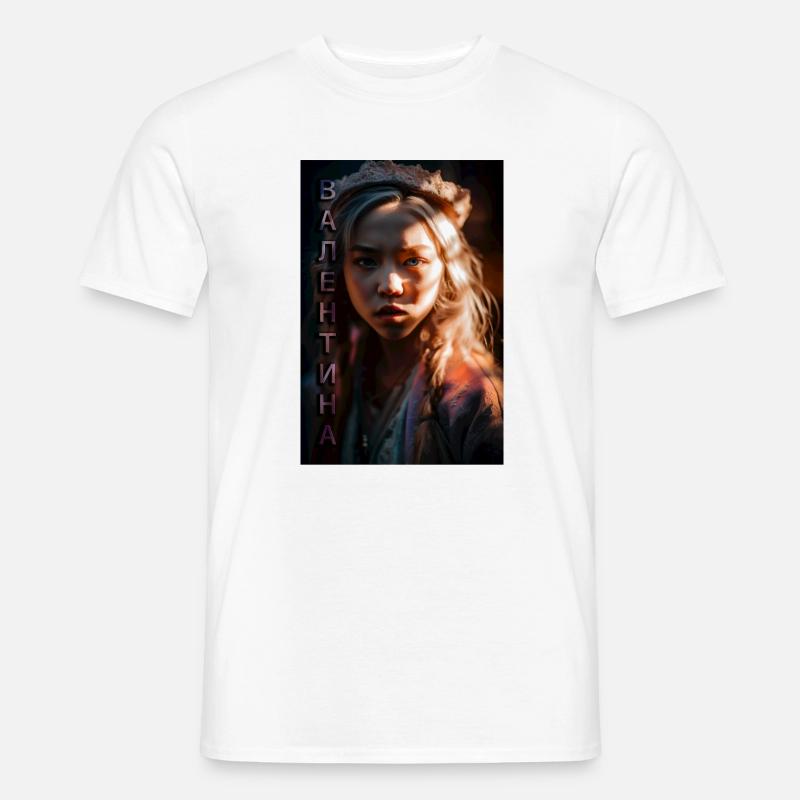 Valentyna Tippfehler - Männer T-Shirt - Weiß