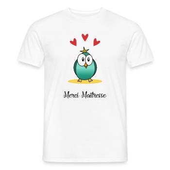 VIELEN DANK. GELIEBTE. DANKE HERRIN - Männer T-Shirt - Weiß - Vorne - AI Model Male 178 dark (178cm)